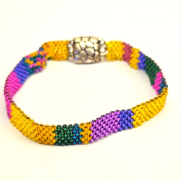 Handmade Jewelry - Handmade Colorful Seed Bead Bracelet
